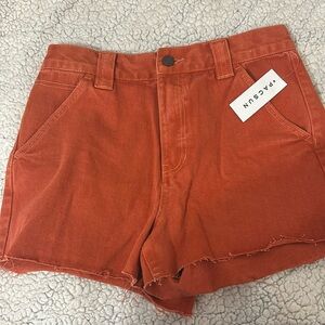 denim orange pacsun size 27 never worn